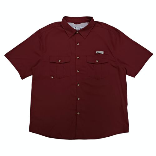 Camisa guayabera vino sólido