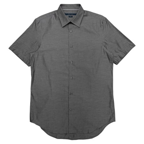 Camisa casual gris sólido