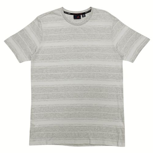 Camiseta gris rayada