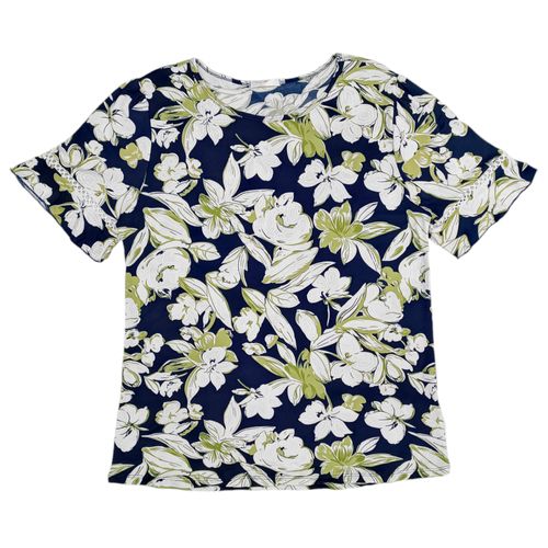 Blusa curvy estampada azul