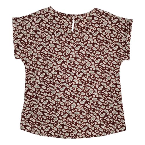 Blusa curvy rosa estampada floral