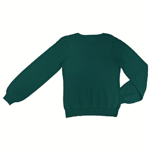 Blusa verde con textura