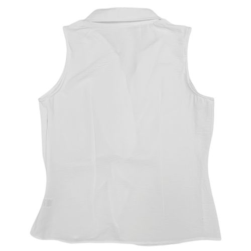 Blusa blanca sólida