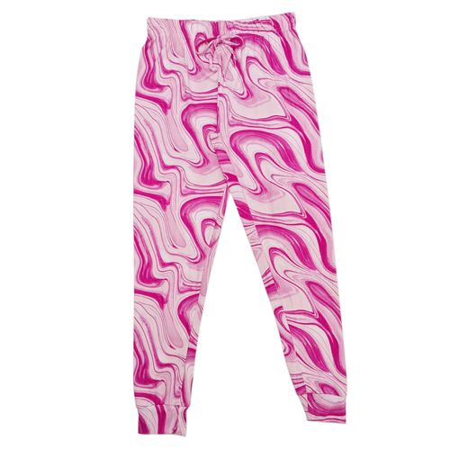 Pantalón de pijama fucsia bohemio