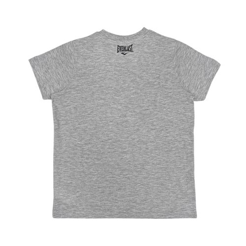 Camiseta gris estampada