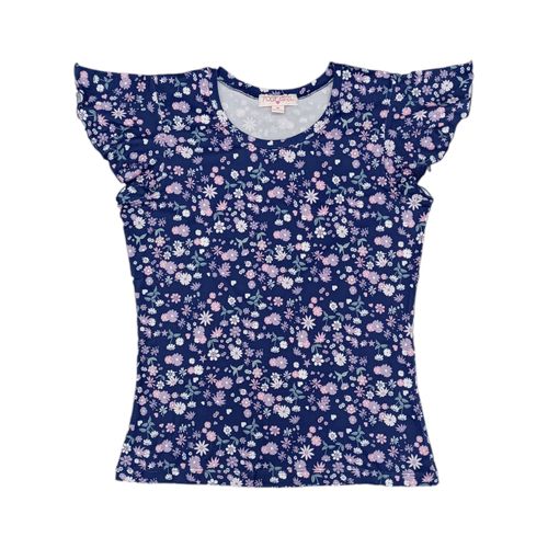 Camiseta navy estampada