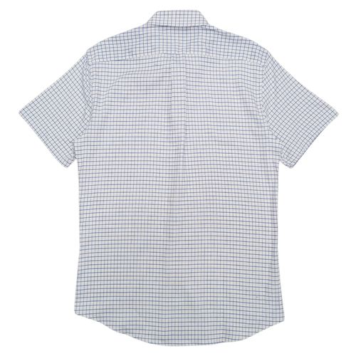 Camisa blanca cuadriculada