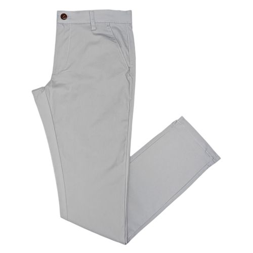 Pantalón gris sólido