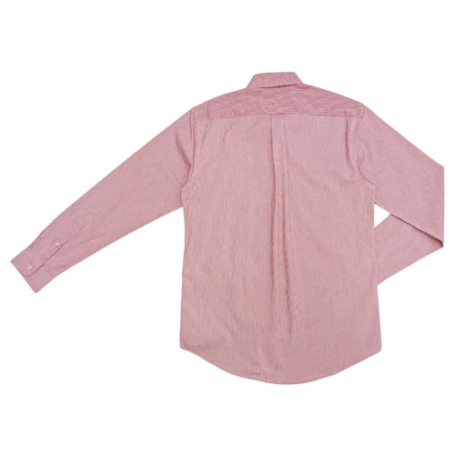 Camisa casual rosa rayada