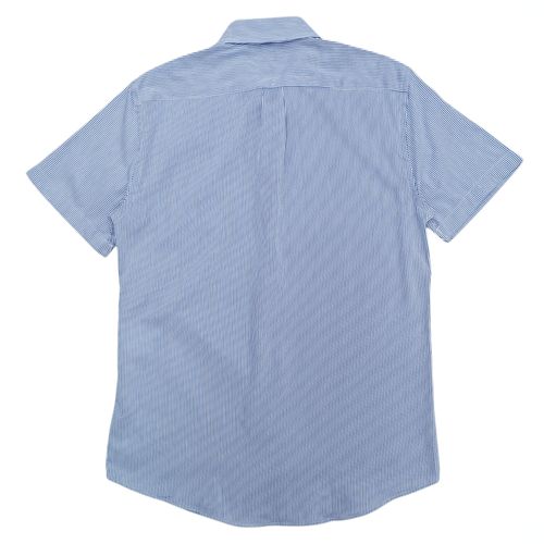 Camisa casual sólida celeste