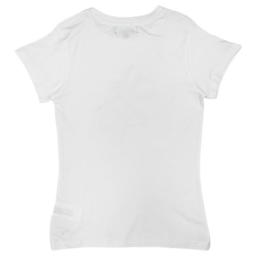 Camiseta blanca estampada