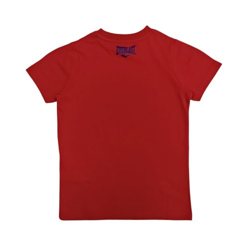 Camiseta rojo estampada