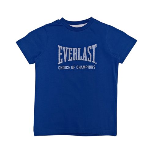 Camiseta estampada azul