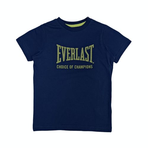 Camiseta navy estampada