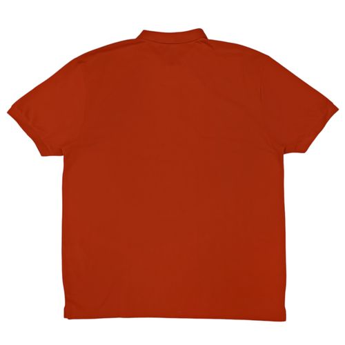 Camisa tipo polo roja sólida