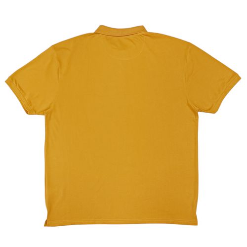 Camisa tipo polo amarillo sólido