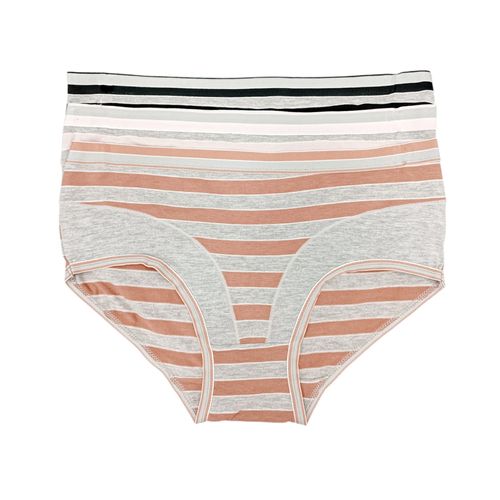 Set de 3 panties multicolor rayado