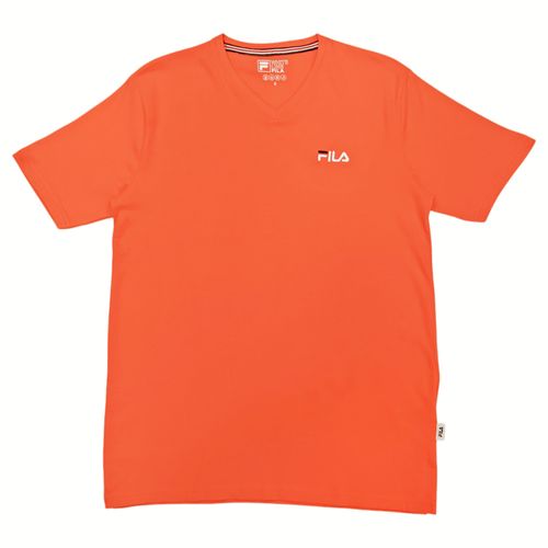 Camiseta naranja sólida