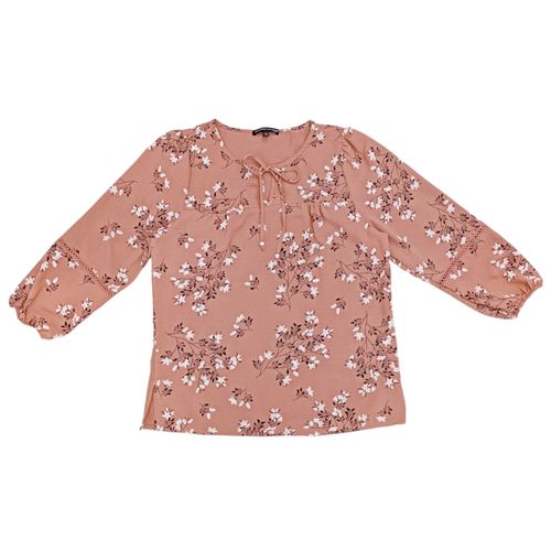 Blusa coral estampada