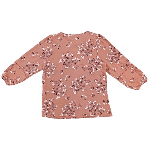 Blusa coral estampada