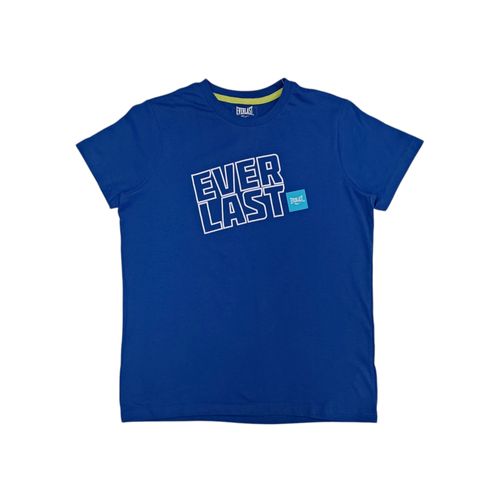 Camiseta estampada azul