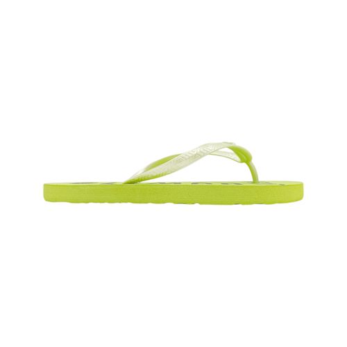 Sandalias playeras estampadas verdes