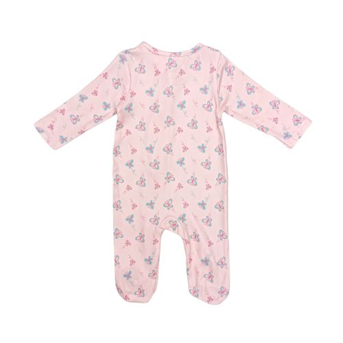 Pijama rosa estampada