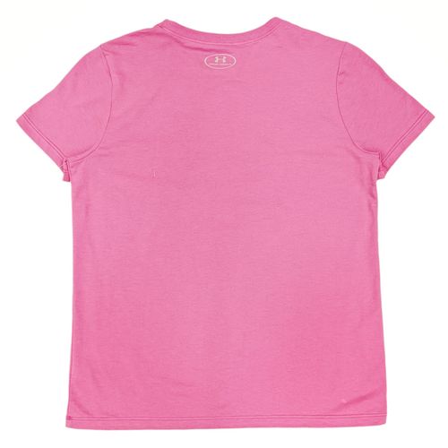 Camiseta deportiva rosa estampada