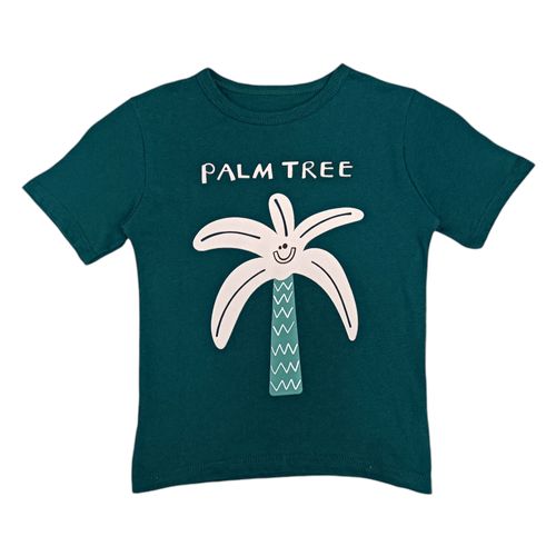 Camiseta estampada verde