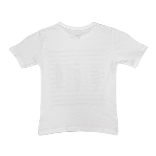 Camiseta blanca estampada