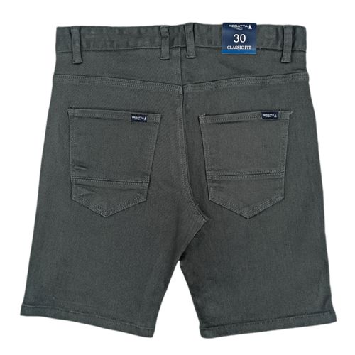 Short sólido gris