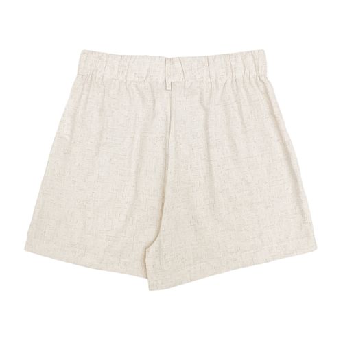 Short beige sólido