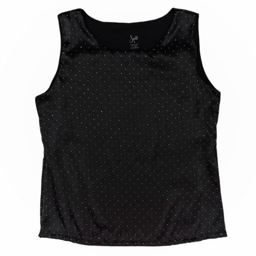 Blusa negra de brillos