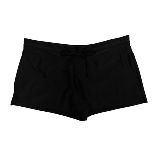 Short deportivo negro sólido