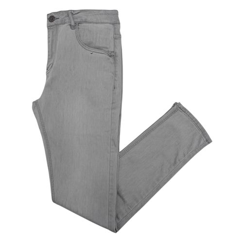 Slim jeans gris sólido