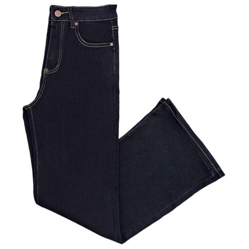 Jeans wide leg azul oscuro