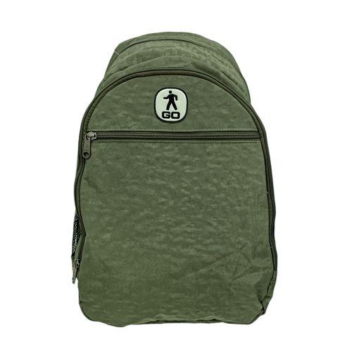 Mochila verde olivo sólido