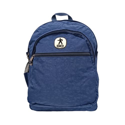 Mochila sólida azul