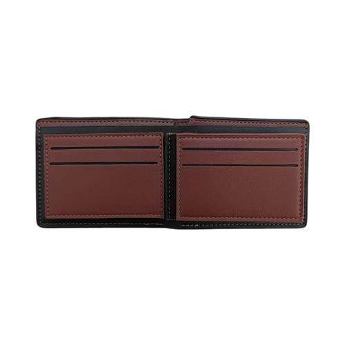 Billetera bifold negra