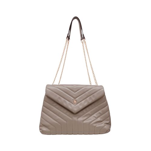 Carteras shopper beige con textura