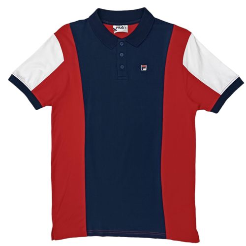 Camisa casual tipo polo multicolor