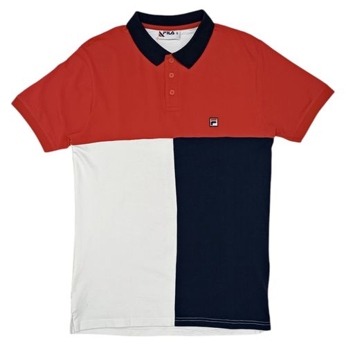 Camisa tipo Polo block color