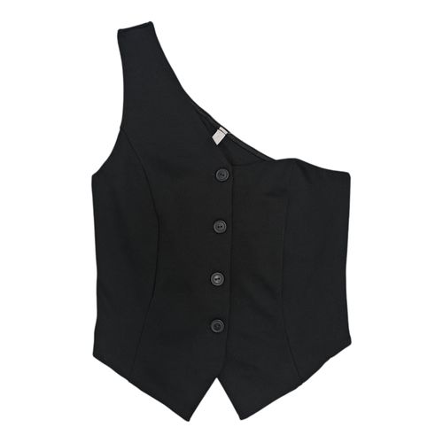 Blusa negra sólida