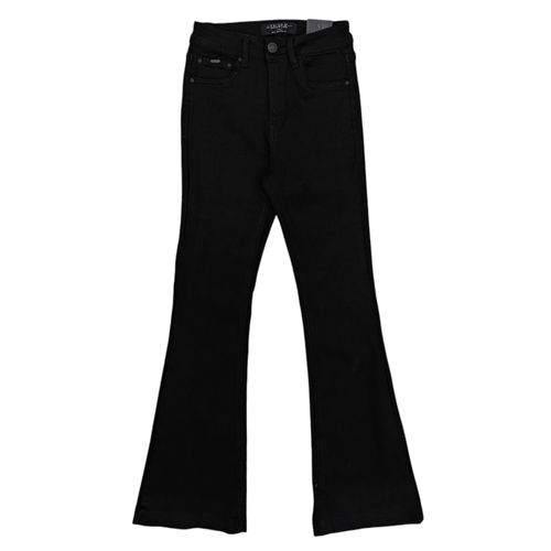 Flare jeans azul oscuro sólido