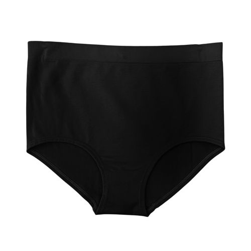 Panty tipo faja negro sólido