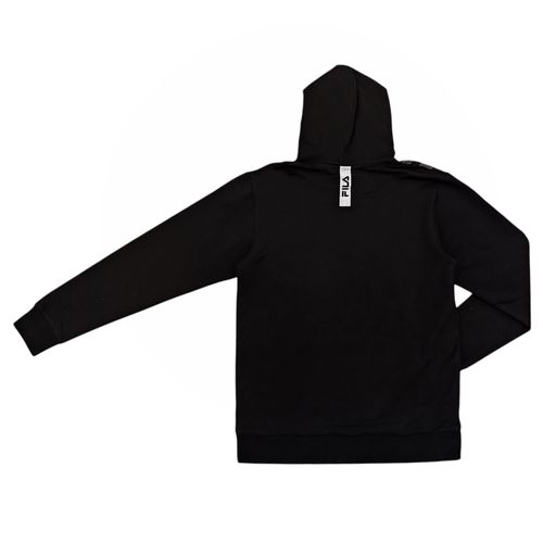 Hoodie negro sólido