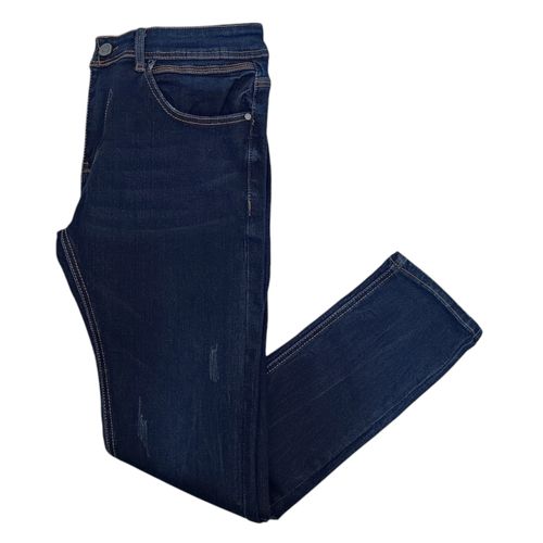 Slim jeans azul sólido