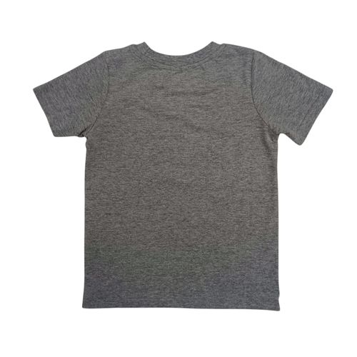 Camiseta estampada gris oscuro