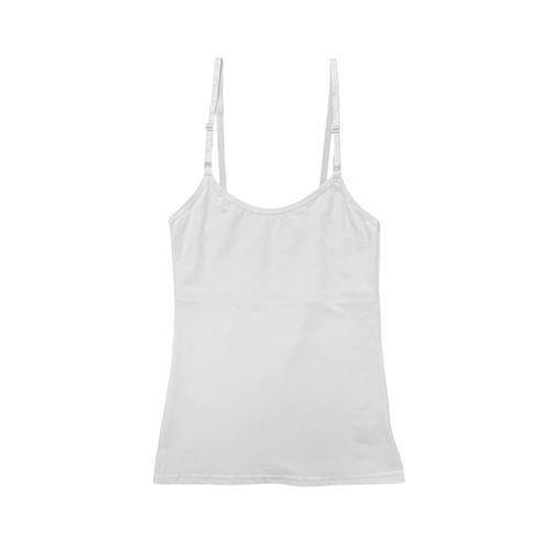 Blusa blanca sólida