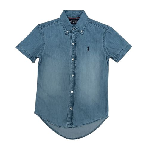 Camisa azul claro denim